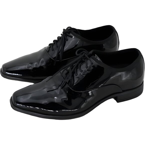 Calvin Klein Cardiff Men\'s Patent Oxford Shoes Black 7.5M main image 4